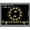 Adapateur Grayhill série 71 vers série 51 1D2P ProAudio G.C. - 1