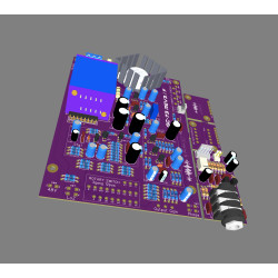 PCB Préamp GC-73 v3 or v3/F + Fet-DI (Neve Clone) ProAudio G.C. - 2
