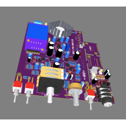 PCB Préamp GC-73 v3 or v3/F + Fet-DI (Neve Clone) ProAudio G.C. - 2