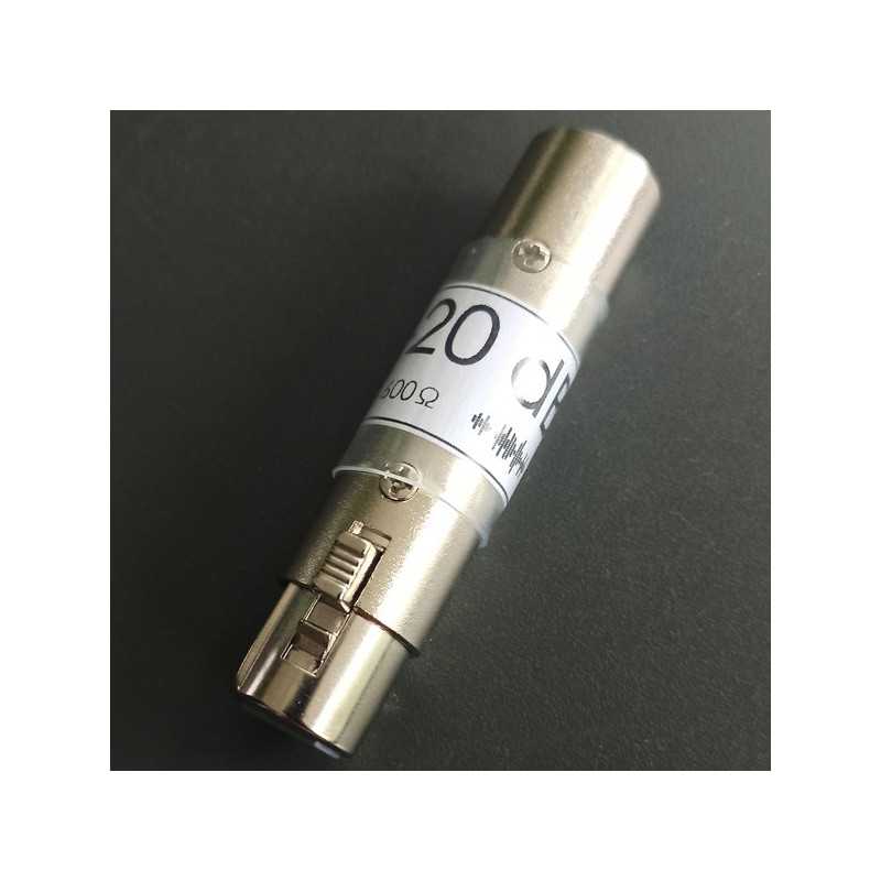 Atténuateur -20 dB 600Ω XLR - ProAudioGC