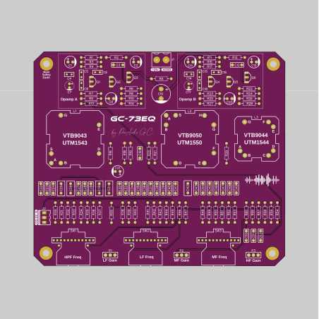 PCB GC-73 EQ (Neve Clone EQ 1073)