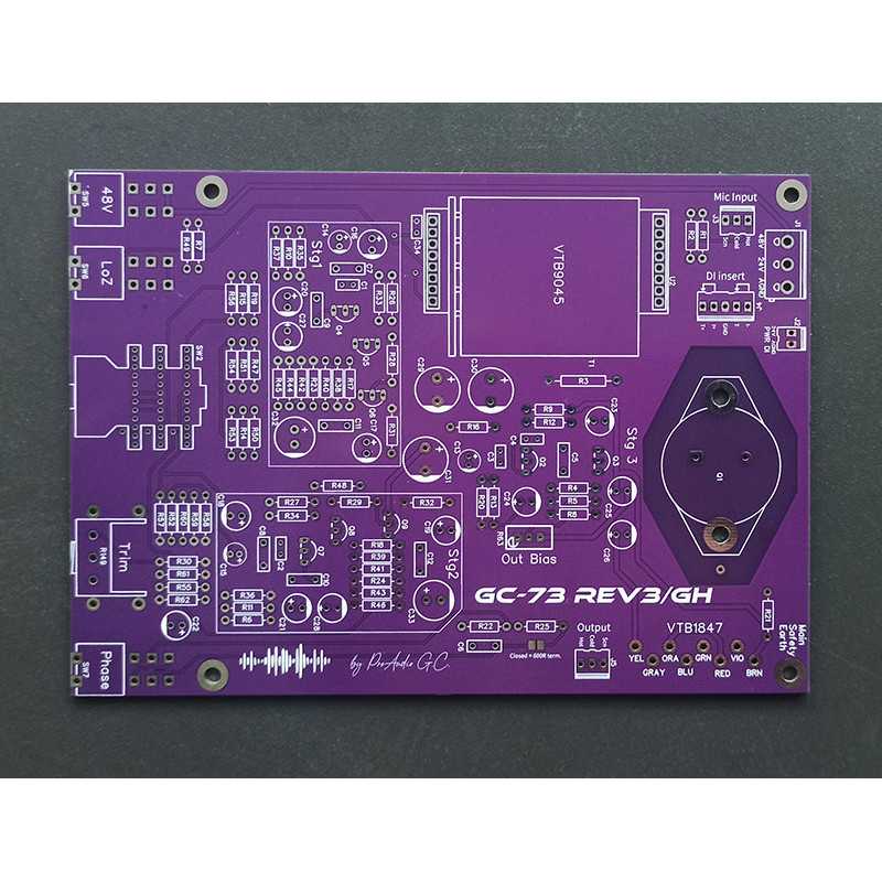 PCB Preamp GC-73 v3 (Neve Clone) ProAudio G.C.
