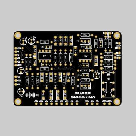 GSSL Super Sidechain Filter with relay IN/OUT - PCB
