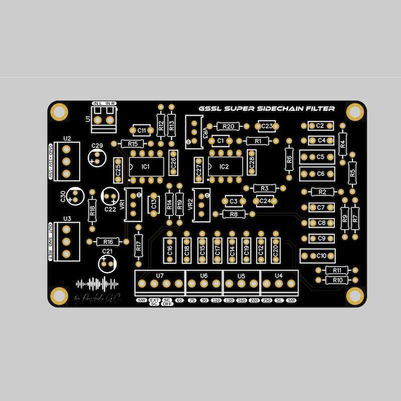 GSSL Super Sidechain Filter - PCB