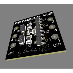 Fet-Boost V.2 (Fet-Head V.2) - Dynamic Mic Booster ProAudio G.C. - 5